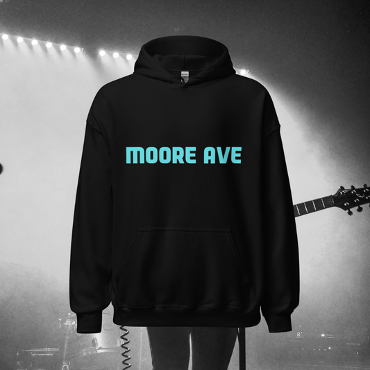 Cool Black Moore Ave Hoodie